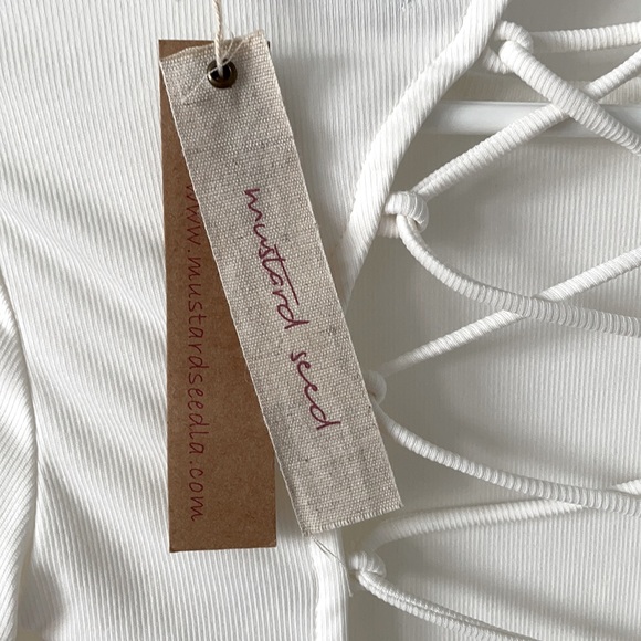 Tie-Back Long Sleeve Bodysuit - Picture 5 of 5